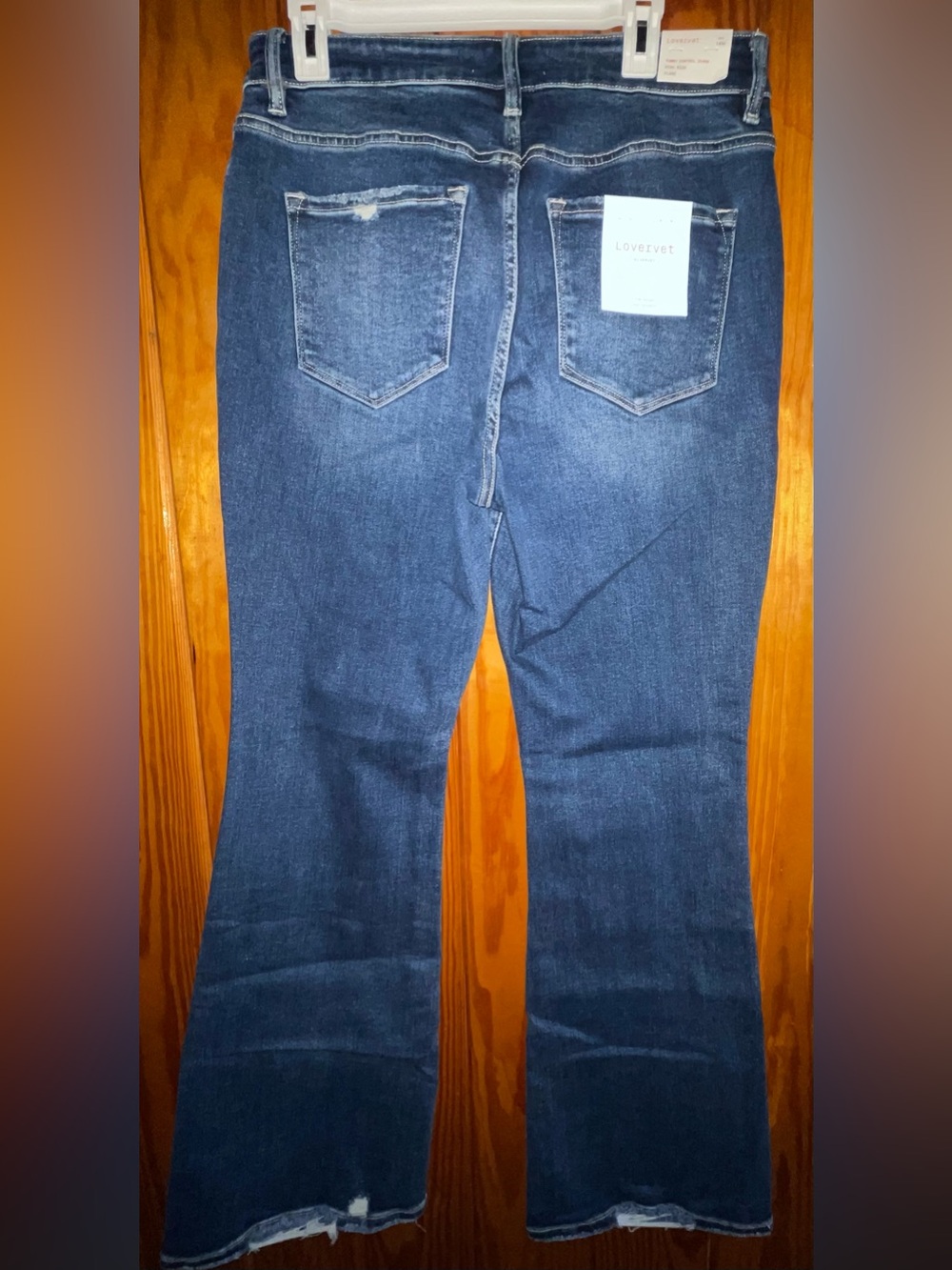 Lovervet by Vervet High Rise Tummy Control Flare Jean size 14W NWT - Picture 2 of 5
